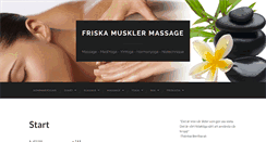 Desktop Screenshot of friskamusklermassage.se