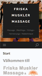 Mobile Screenshot of friskamusklermassage.se