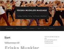 Tablet Screenshot of friskamusklermassage.se